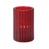 Hollowick Vertical Rod Ruby Cylinder 73mm x 118mm (Pack of 6)