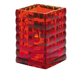 Hollowick Optic Block Ruby Glass Lamp 67mm x 95mm (Pack of 6)