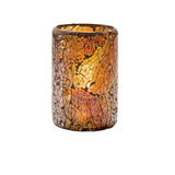 Hollowick Gold Crackle Glass Cylinder Lamp 80mm x 114mm (Pack of 24)