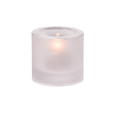 Hollowick Thick Round Satin Crystal Tealight 70mm x 73mm (Pack of 6)