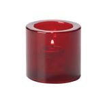 Hollowick Thick Round Ruby Tealight 70mm x 73mm (Pack of 6)