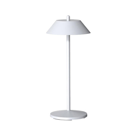 Pirlo White LED Rechargeable Table Lamp