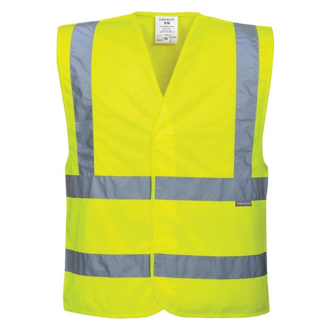 HiVis Two Band and Brace Vest Size S-M
