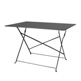 Bolero Pavement Style Folding Table Black 1100mm x 700mm
