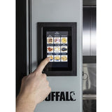 Buffalo Freestanding Smart Touchscreen Compact Combi Oven  6 x GN 1/1 with Installation Kit and Extraction Hood