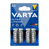 Varta Ultra Lithium AA Battery (Pack of 4)