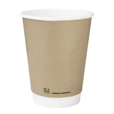 Fiesta Compostable Coffee Cups Double Wall 340ml (Pack of 25)