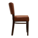 Oregon Dining Chair with Bison Tan Vinyl (Pack of 2)