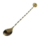 Beaumont Gold Plated Cocktail Spoon With Masher