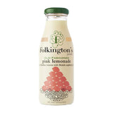 Folkington's Juices Pink Lemonade Glass Bottle 250ml (Pack of 12)