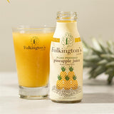 Folkington's Juices Pineapple Glass Bottle 250ml (Pack of 12)