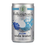 Folkington's Club Soda Can 150ml (Pack of 24)