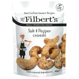 Mr Filbert's Salt & Pepper Cashews 40g (Pack of 20)