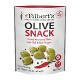 Mr Filbert's Green Olives Chilli & Black Pepper 50g (Pack of 12)
