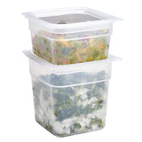 Cambro FreshPro Food Containers with Lid (Pack of 2 x 0.95ltr and 2 x 0.47Ltr)