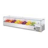 Polar Refrigerated Countertop Servery Prep Unit 8x 1/4GN
