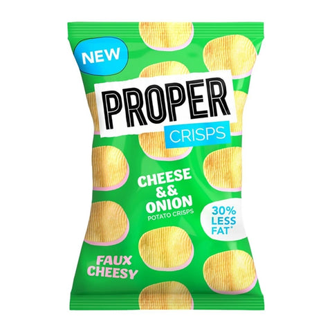 Propercrisps Cheese & Onion Flavour 30g (Pack of 24)