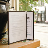 Securit Crystal Double Sided Menu Cover A4 Triple