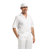 Unisex Bakers Shirt White L