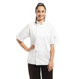 Whites Vegas Unisex Chef Jacket Short Sleeve White - 3XL