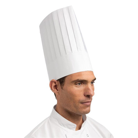 Disposable Chefs Hat White