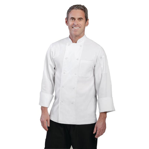 Chef Works Unisex Le Mans Chefs Jacket White L