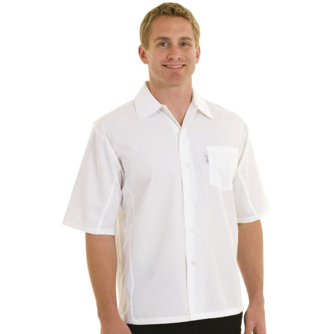 Chef Works Unisex Cool Vent Chefs Shirt White L