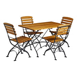 Arch Rectangular Dining Set - Table and 4 Chairs