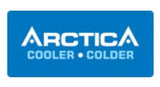 Arctica Double Sliding Door Bottle Cooler - Black