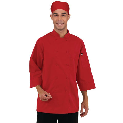 Chef Works Unisex Jacket Red XL