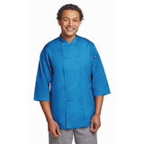 Chef Works Unisex Chefs Jacket Blue L