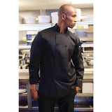Chef Works Calgary Cool Vent Unisex Chefs Jacket Black L