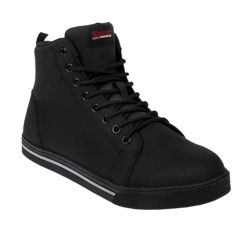 Slipbuster Recycled Microfibre Safety Hi Top Boots Matte Black 37