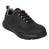 Slipbuster Recycled Microfibre Safety Trainer Matte Black 37