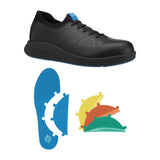 WearerTech Transform Safety Toe Trainer Black with Modular Insole Size 41