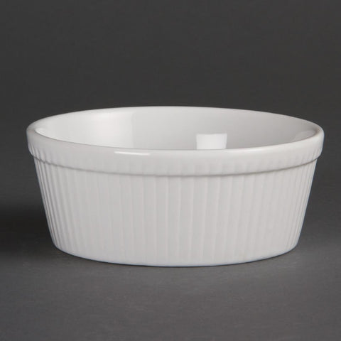 Olympia Whiteware Round Pie Dishes 134mm