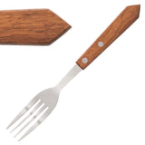 Olympia Steak Forks Wooden Handle