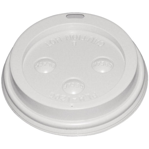 White Lid For Fiesta 340ml / 12oz and 455ml / 16oz Disposable Coffee Cups x 50