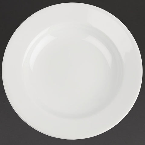 Royal Porcelain Classic White Wide Rim Plates 160mm
