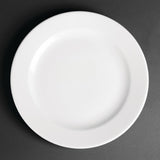 Royal Porcelain Classic White Wide Rim Plates 240mm