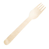 Fiesta Compostable Individually Wrapped Wooden Forks (Pack of 500)