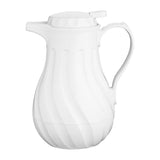 Olympia Insulated Swirl Jug White 0.5Ltr