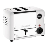 Rowlett Esprit 2 Slot Toaster White w/ 2 Additional Elements & Sandwich Cage