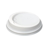 White Lid To Fit 340ml/455ml Huhtamaki Hot Cup