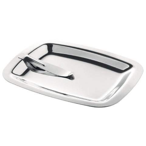 Olympia Square Stainless Steel Tip Tray With Bill Clip