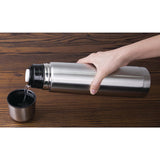 Olympia Vacuum Flask Stainless Steel 1Ltr