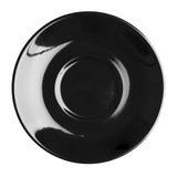 Olympia Cafe Flat White Saucer Black (Pack of 12)