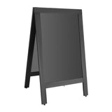 Olympia Pavement Board Black Wooden Frame 500x850mm