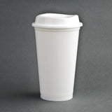 Olympia Polypropylene Coffee Cup and Lids 450ml 16oz