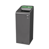 Rubbermaid Configure Recycling Bin with Mixed Recycling Label Green 57Ltr